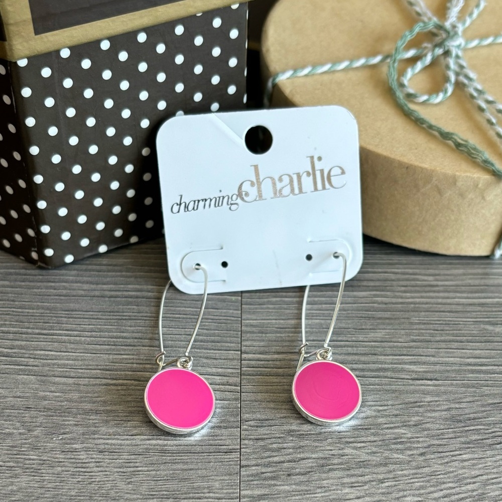 Pretty Pink Dangling Earrings